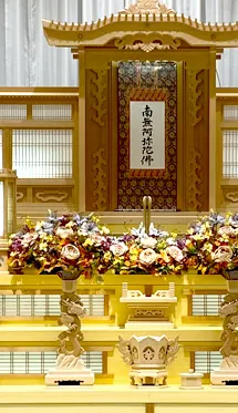 茨木市営葬儀の祭壇